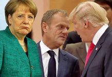 MERKEL NIE WYŁĄCZYŁA MIKROFONU: Nieformalna rozmowa Trumpa, kanclerz Niemiec i Tuska
