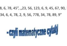 O matematyce…