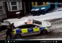 Polacy śmieją się z brytyjskiej policji, która nie radzi sobie z … zimą