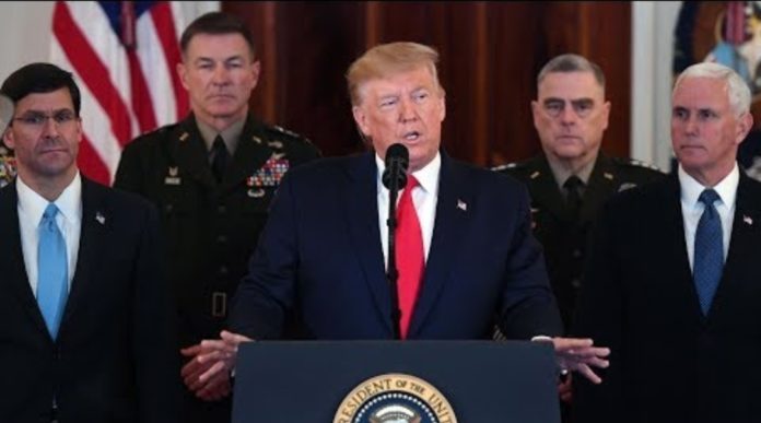 Prezydent Donald Trump wypowiedział się na temat zeszłonocnego ataku sił Irańskich na bazy Stanów Zjednoczonych położonych w Iraku.