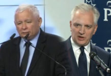 Jarosław Kaczyński i Gowin rząd PiS