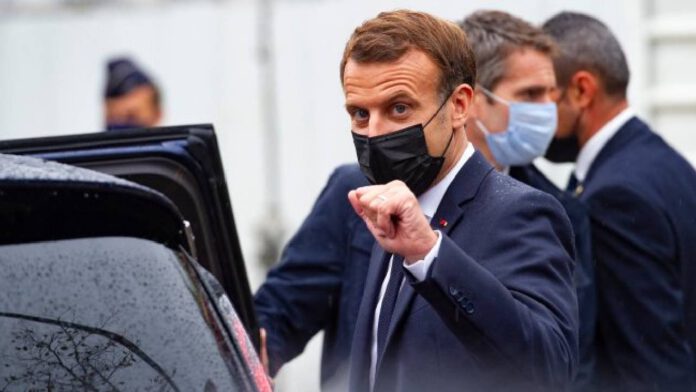 prezydent Francji Emmanuel Macron