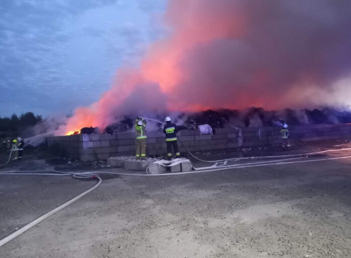 pożar w Rawiczu